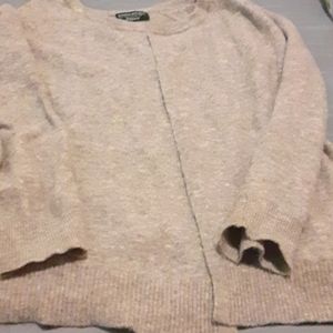 Banana Republic Natural Colored Wool Blend Cardigan. Size Large.